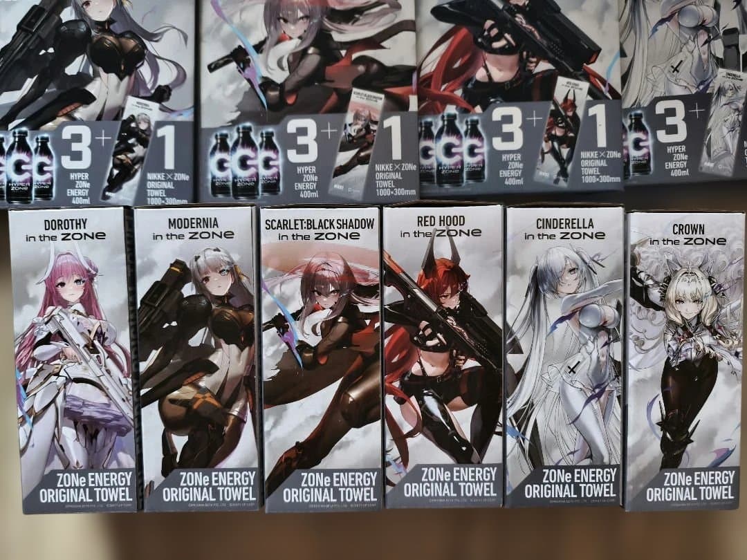 勝利の女神 NIKKE G ZONE NIKKE タオル ボックスセット 全種類