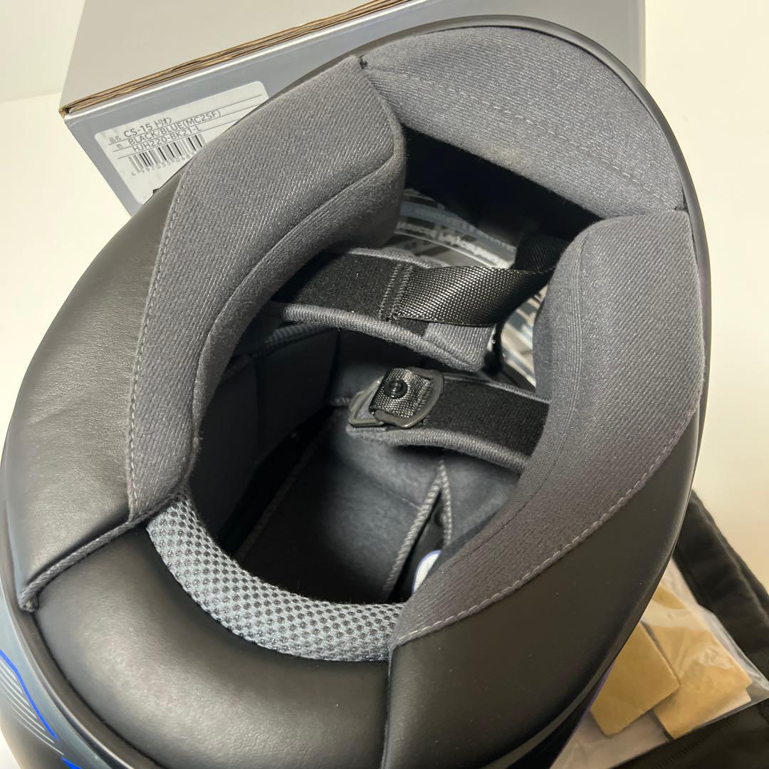 新品 HJC CS-15 TRION Lサイズ(59cm) 黒/青 2022年製