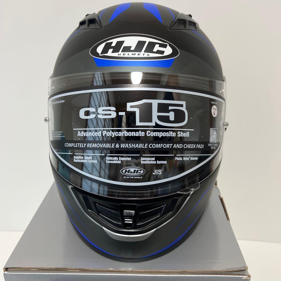 新品 HJC CS-15 TRION Lサイズ(59cm) 黒/青 2022年製
