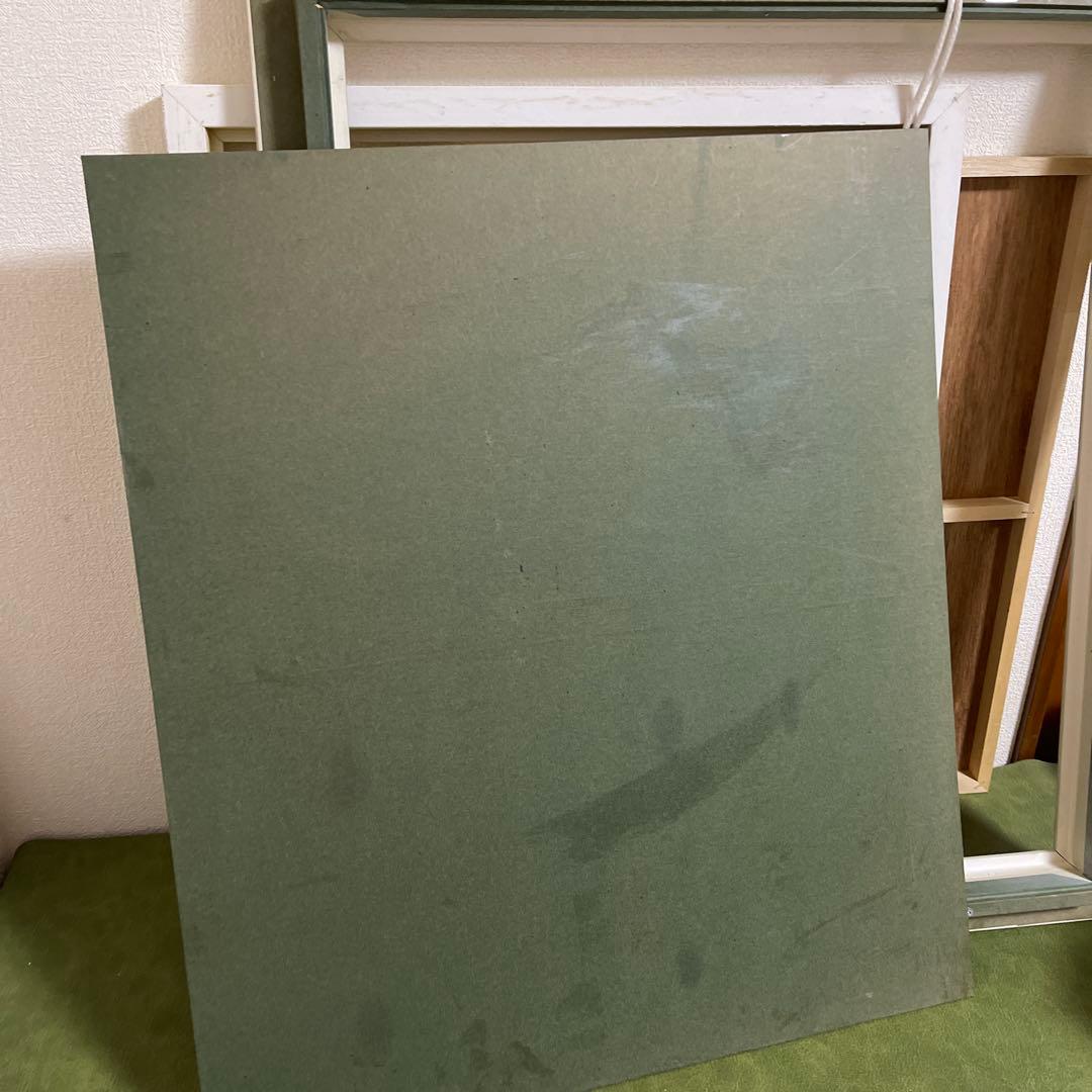 額縁 額 大型 水彩画 油彩 ガラス 木製F10サイズ？