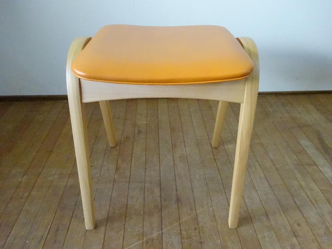 秋田木工　剣持勇　スタッキング　スツール　名作ヴィンテージ　曲げ木　レトロ