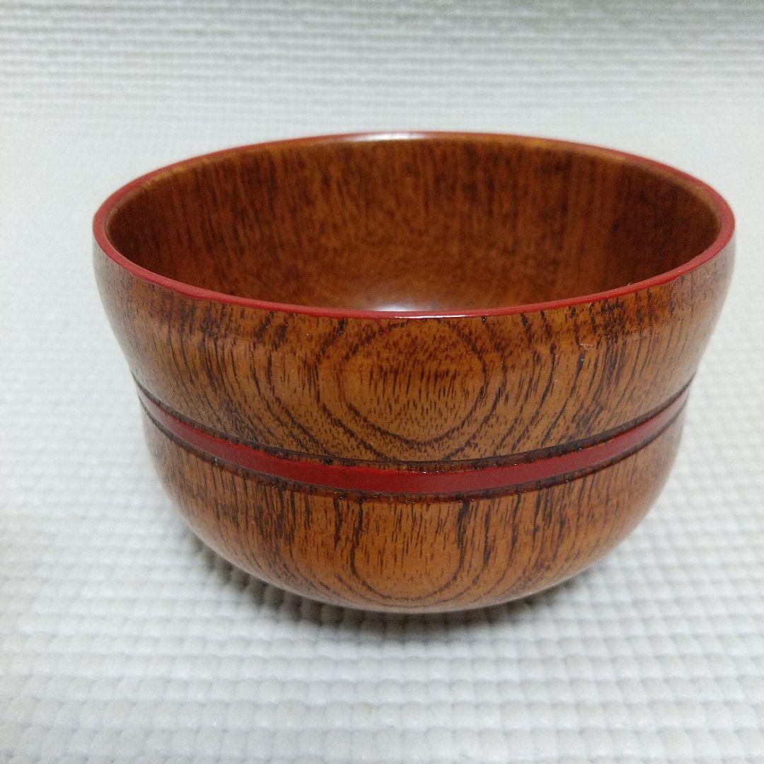 手に馴染む♪ひさご型の 特選 汁椀揃 うるし塗装 5客