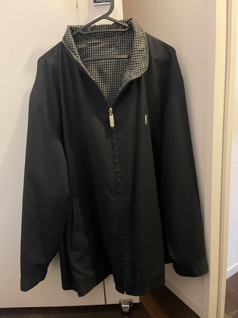 YSL ジャケット チェック柄　リバーシブル　メンズ　レディース