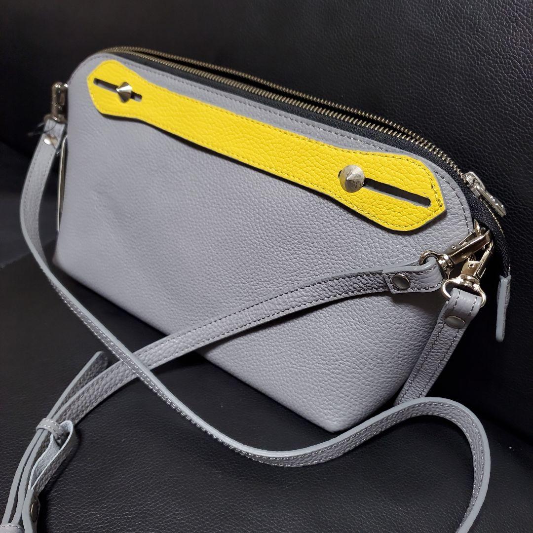 イタリア製牛革ショルダー