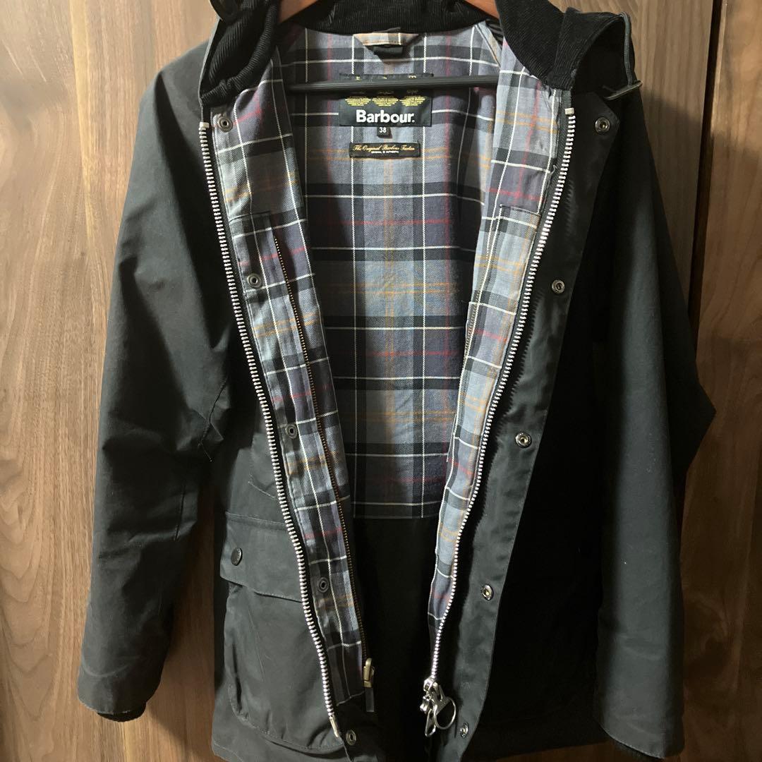 Barbour（バブアー）HOODED BEDALE SL ブラック