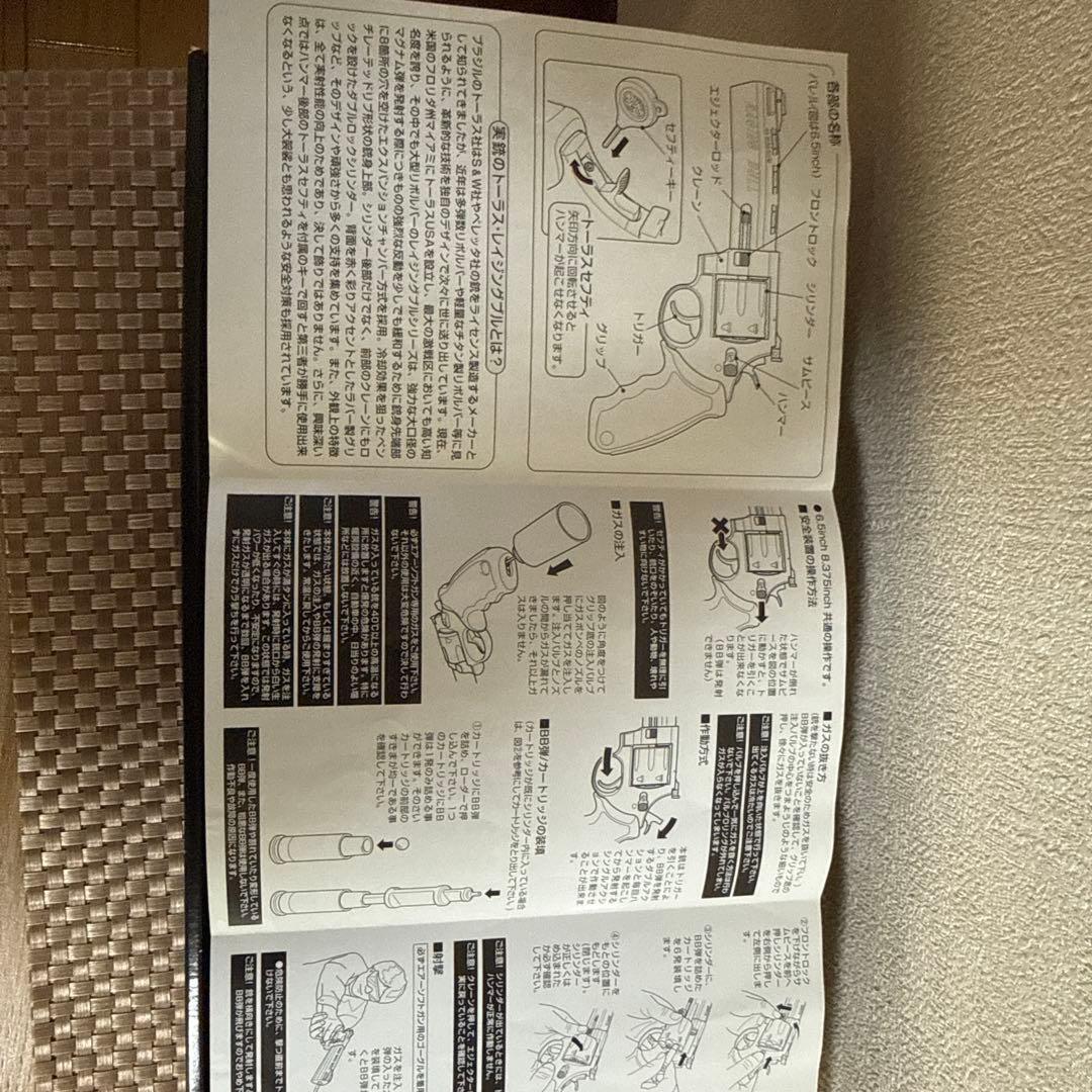 レイジングブルマキシ44マグナム　ガスリボルバー　（ジャンク品）