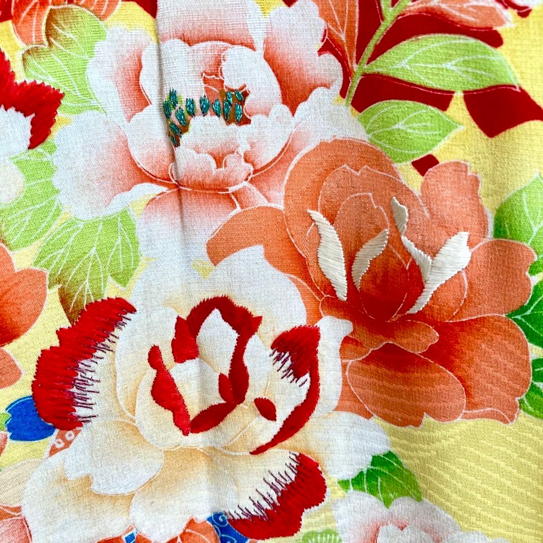 ★レトロ　アンティーク　女の子　子供着物　七五三　3歳　大正ロマン　NO24