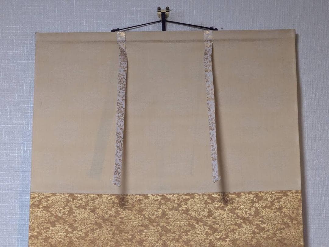 【真作】掛軸　親鸞聖人石枕図　塔多曽画　雪の峠に佇む信仰の一幅　S122