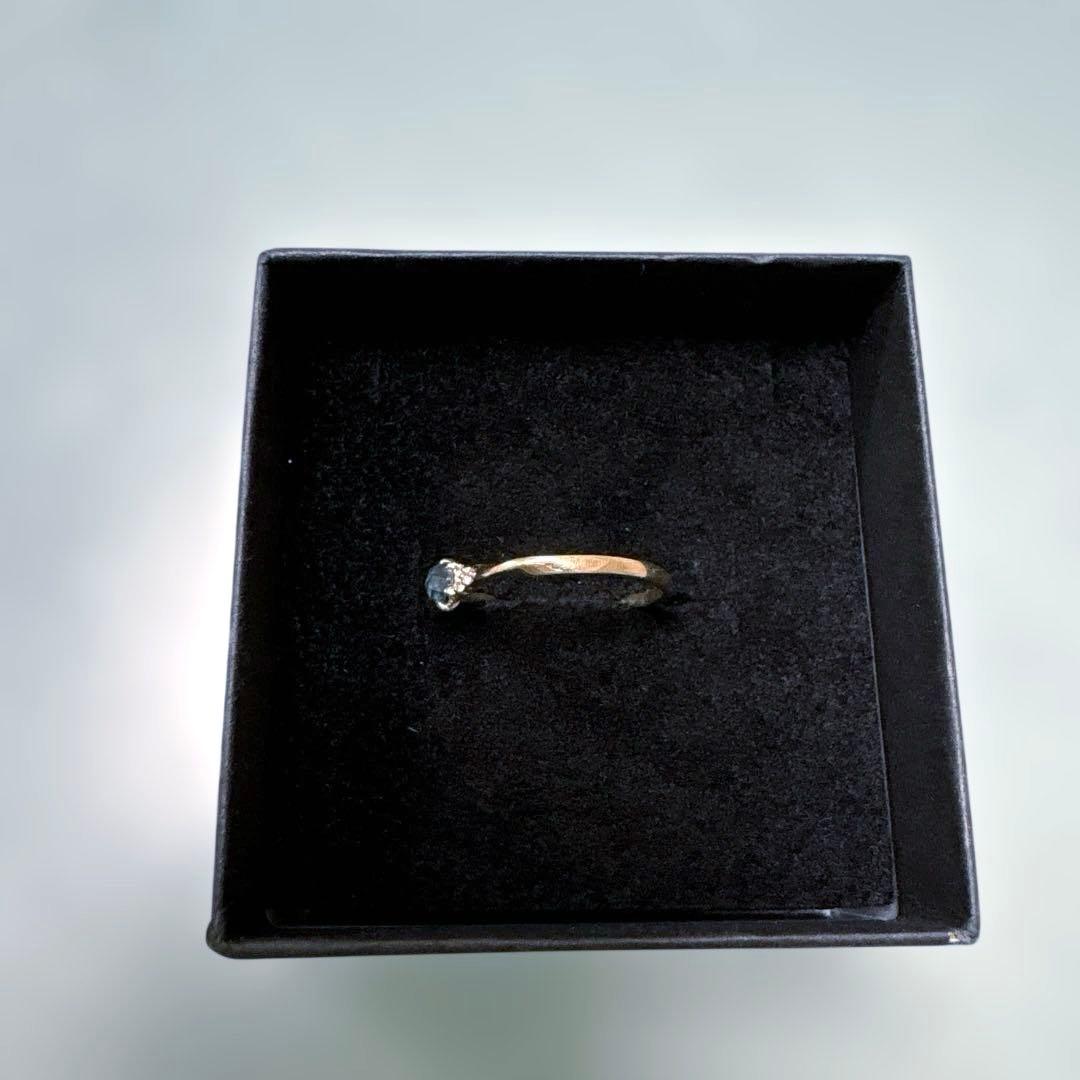 NOIR DE POUPEE K10 ロンドンブルートパーズ リング　#11