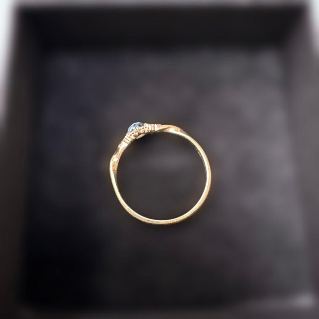 NOIR DE POUPEE K10 ロンドンブルートパーズ リング　#11