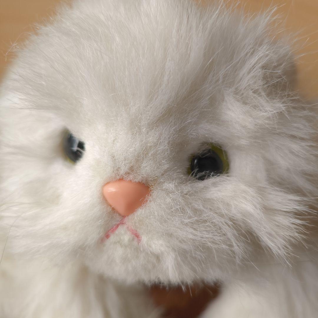 昭和レトロ ペルシャ猫 白猫 オオイケ OIKE 当時物 ぬいぐるみ