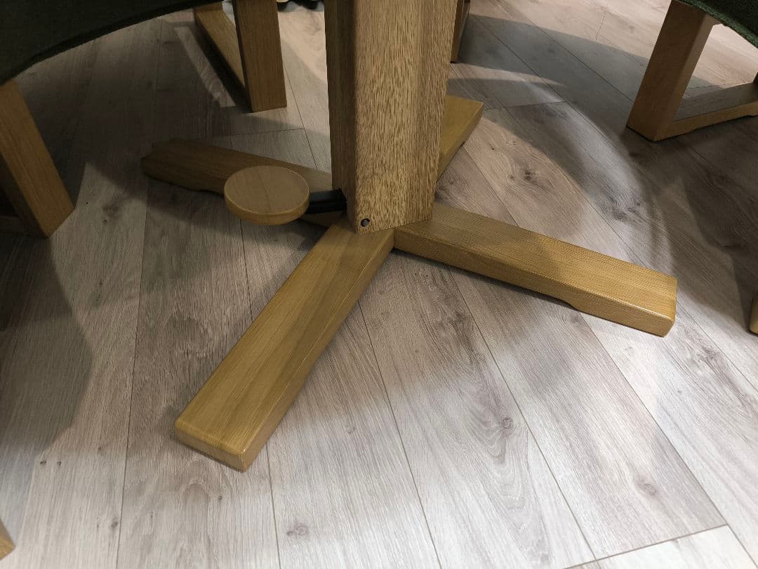 ダイニングテーブル兼ソファテーブル　チェアセット