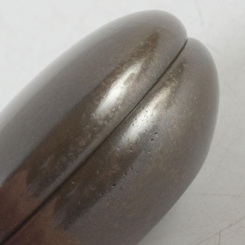 茶道具 真燁作 朧銀 かぶら香合 共箱 V 高品質 9262