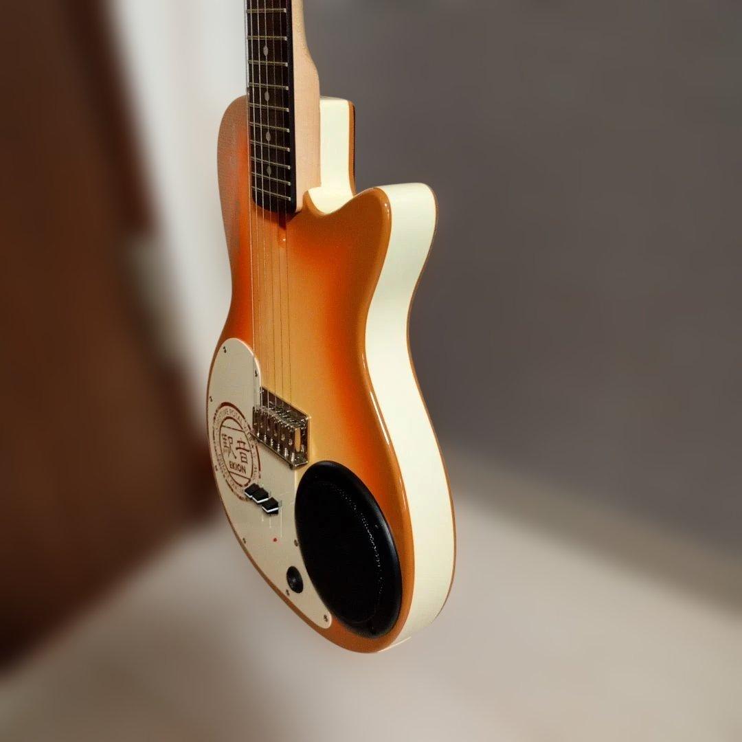 【週末値下】EKION 内蔵スピーカー付きエレキギター（エレアコ）　ジャンク