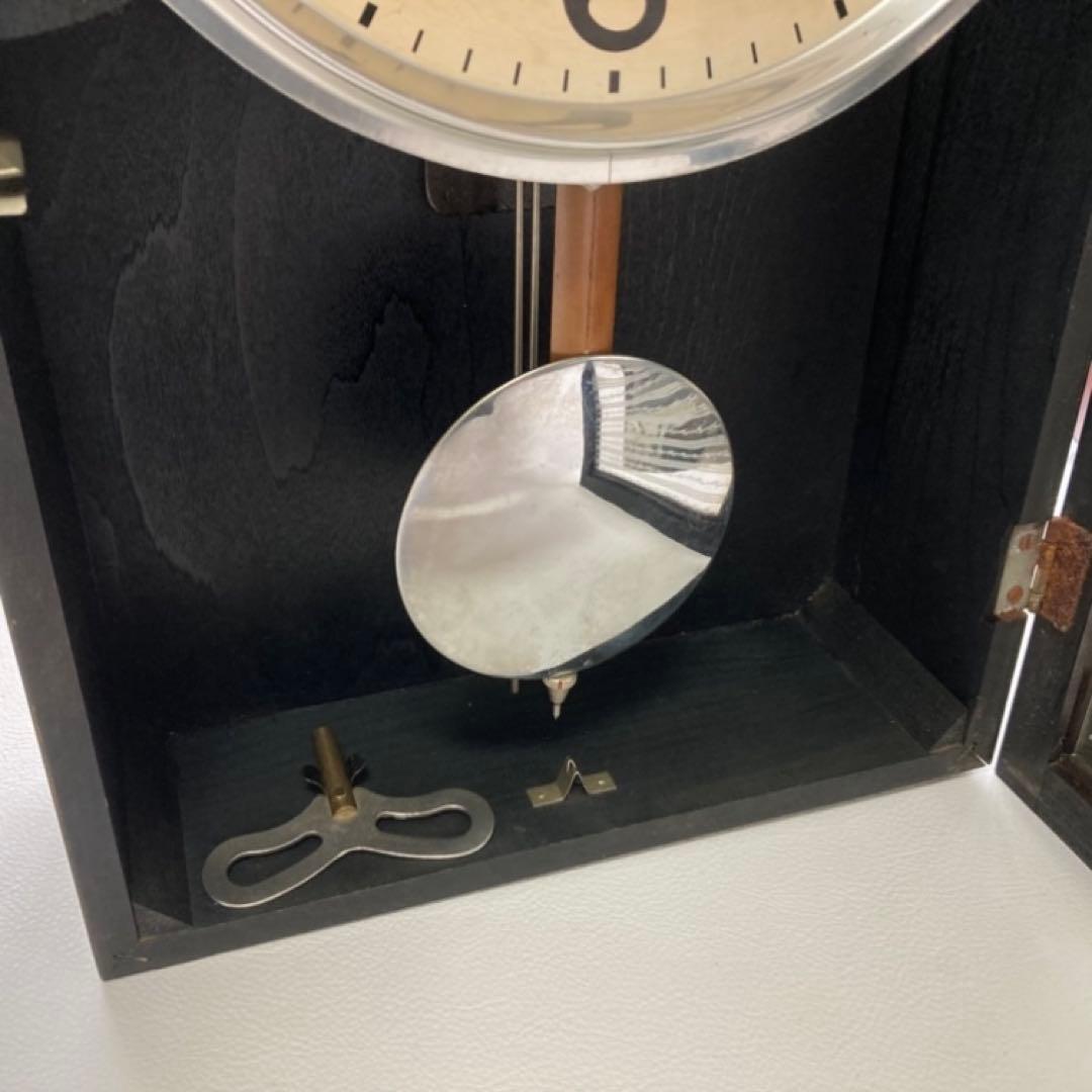 SEIKO セイコー 振り子時計 掛け時計 柱 木製 当時物 昭和レトロ 稼働品