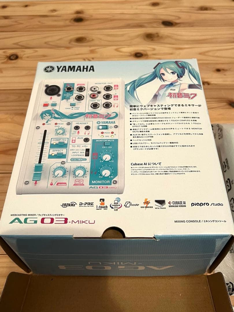 【美品】YAMAHA AG03-MIKU ウェブキャスティングミキサー