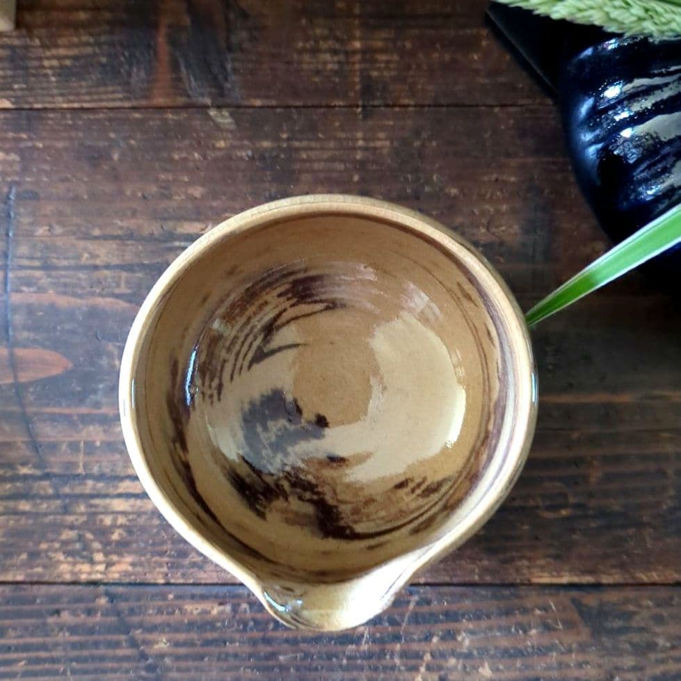 陶芸 茶道具 上野焼 香春徹山窯 山岡徹山 玉露茶器揃【宝瓶•湯冷まし