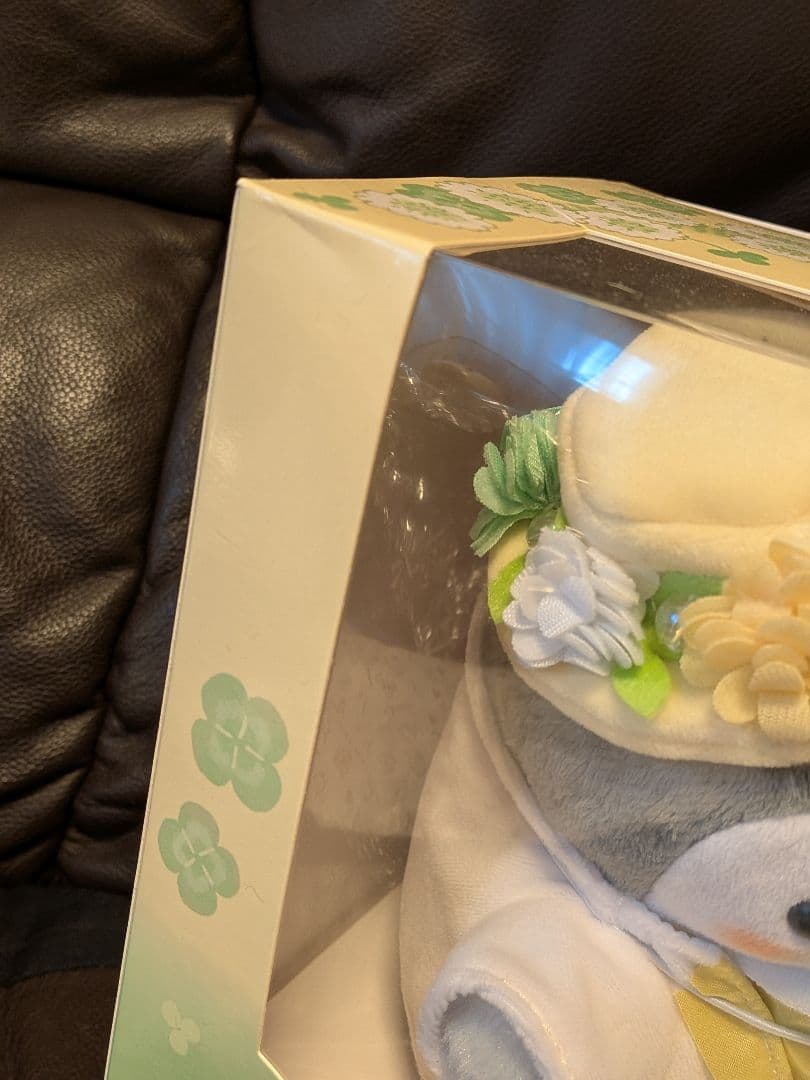 コウペンちゃん　新郎さん・新婦さんになっちゃったぬいぐるみ　ぽわぽわイエロー