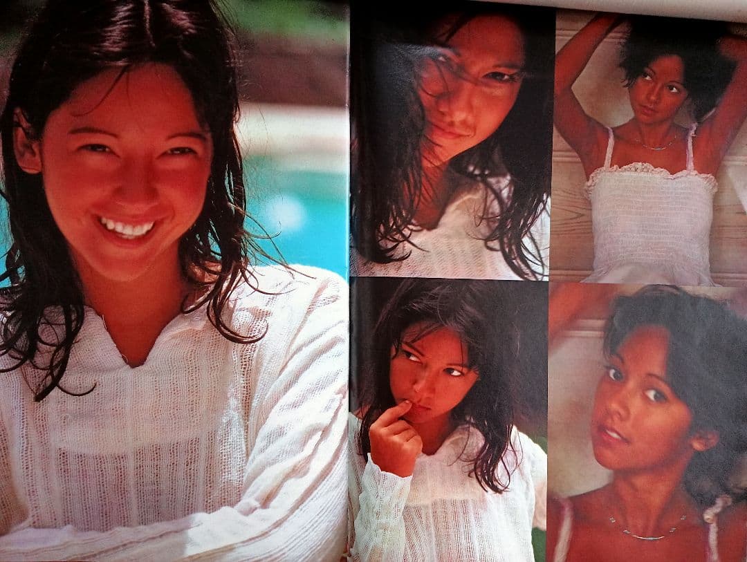 77年 アグネス・ラム カレンダー 激写 昭和レトロ グラビア 写真 篠山紀信