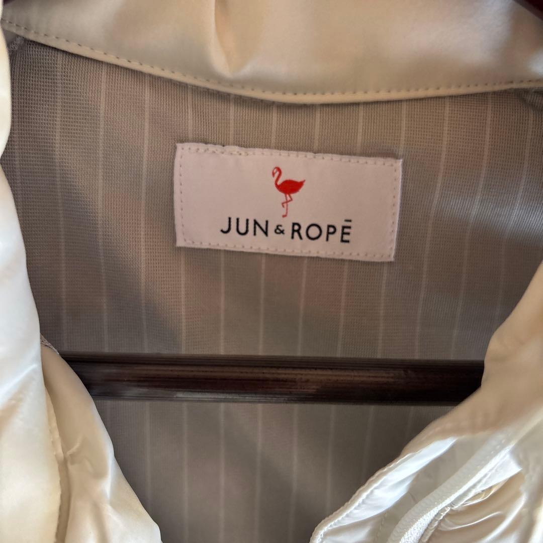 JUN&ROPE ホワイト ダウンベスト