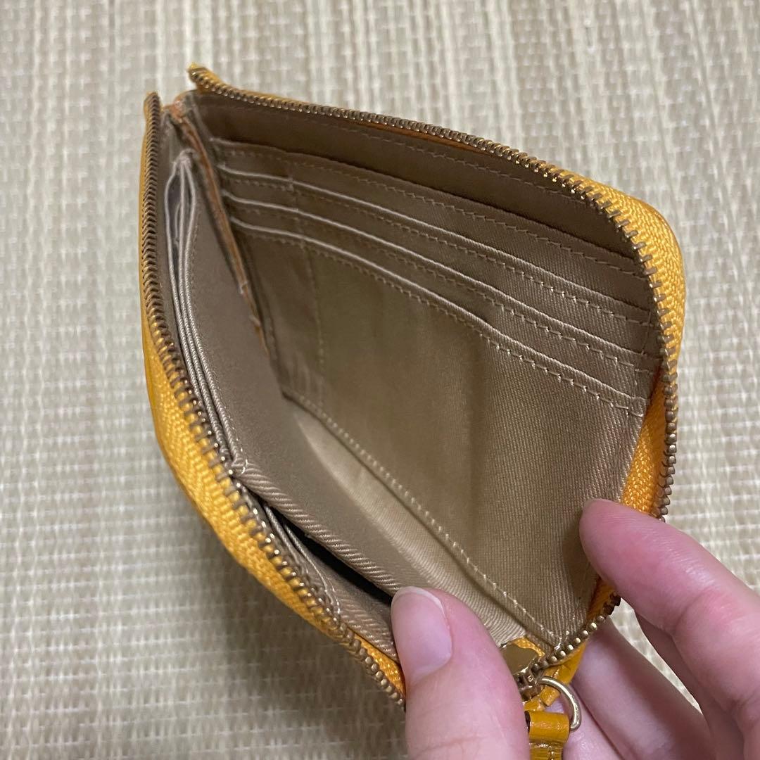Dakota ダコタ ミニ財布 カードケース マスタード
