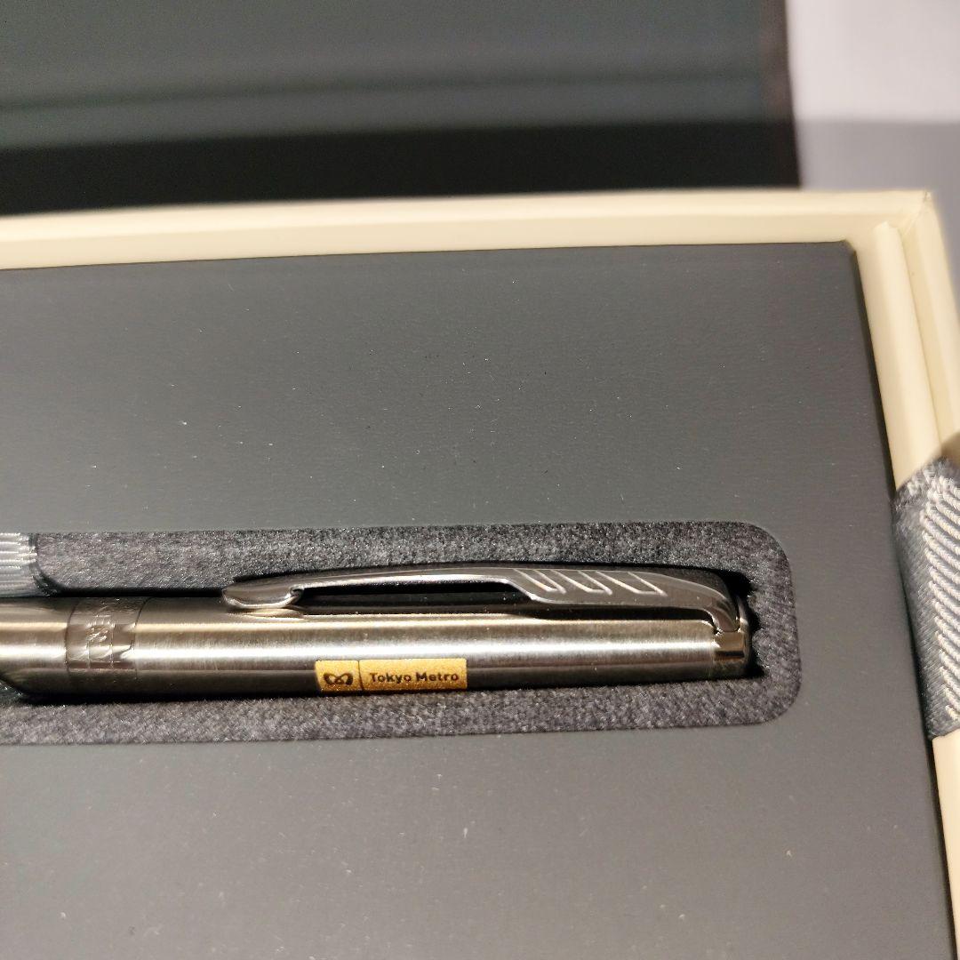 希少:東京メトロ】Parker Sonnet ボールペン ステンレススチール