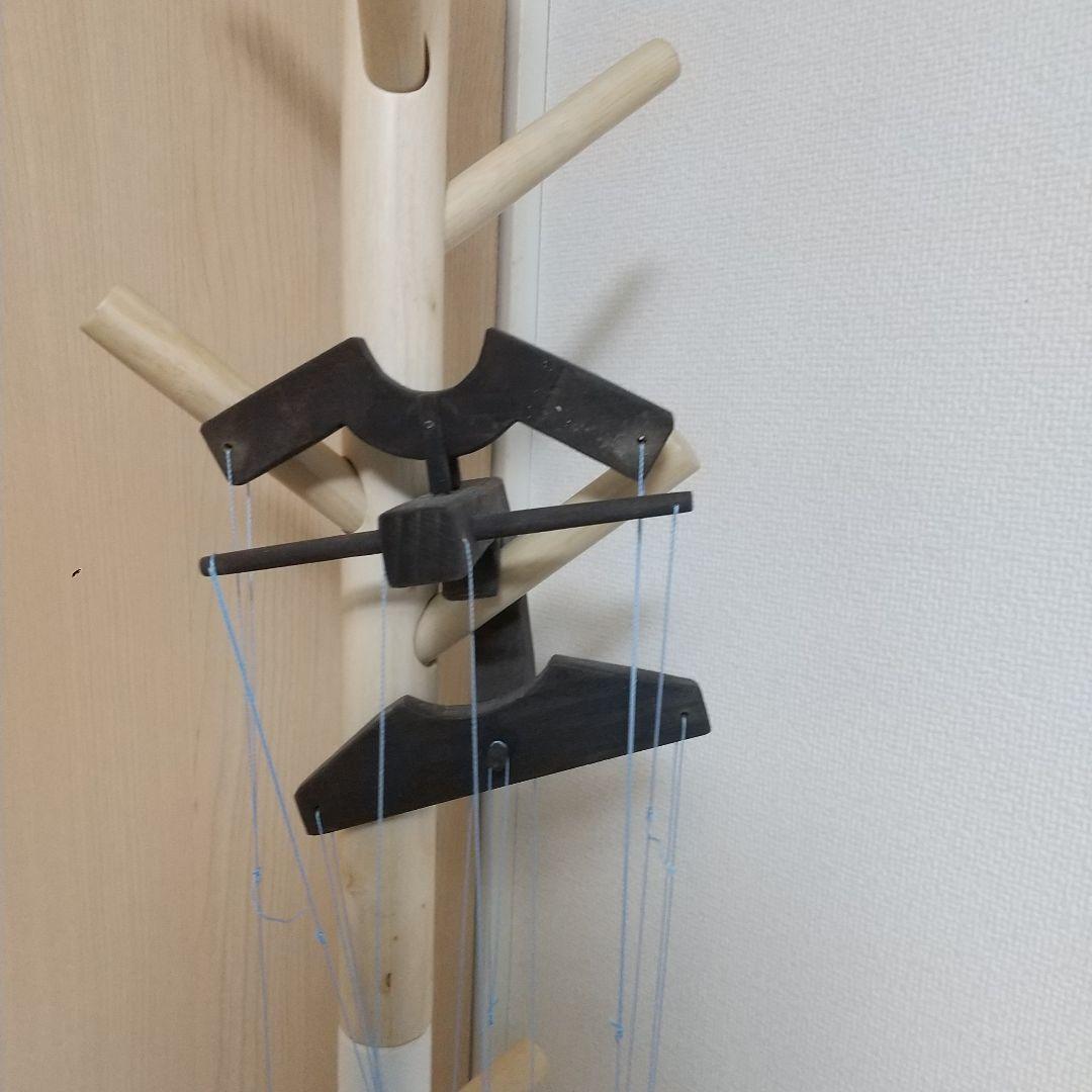 木製 骸骨 マリオネット 大道芸タイプ