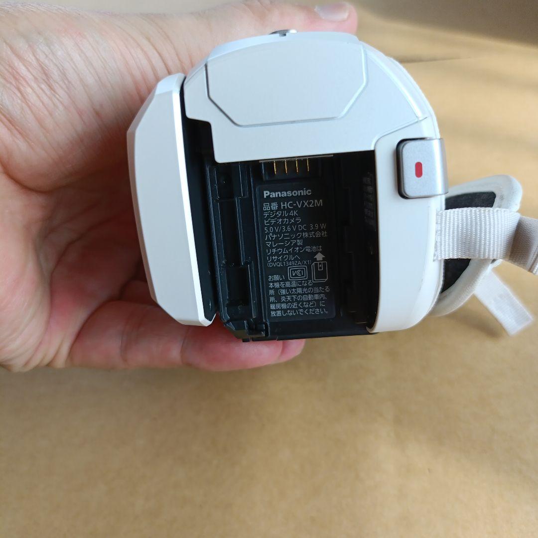 Panasonic HC−VX2M　4K ビデオカメラ 本体 ホワイト