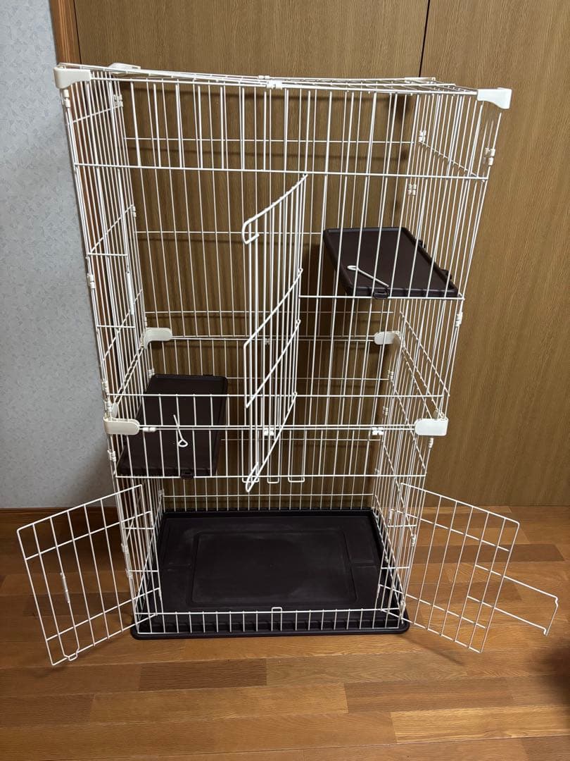 ホワイトキャットケージ 2段構造