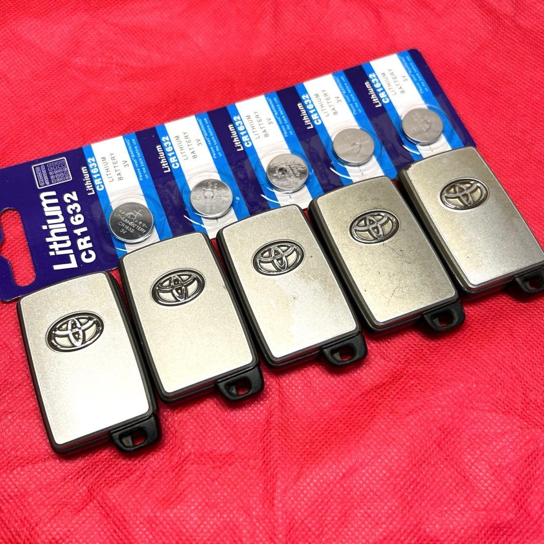 トヨタ　スマートキー アルファード　ヴェルファイア ５ボタン　5個　0751