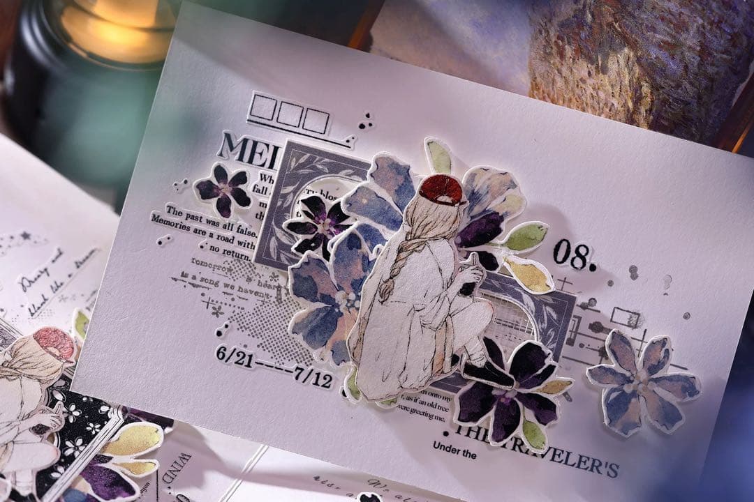 ⭐️SALE⭐️小白家文創《梦》海外マスキングテープ マステ 【2749】