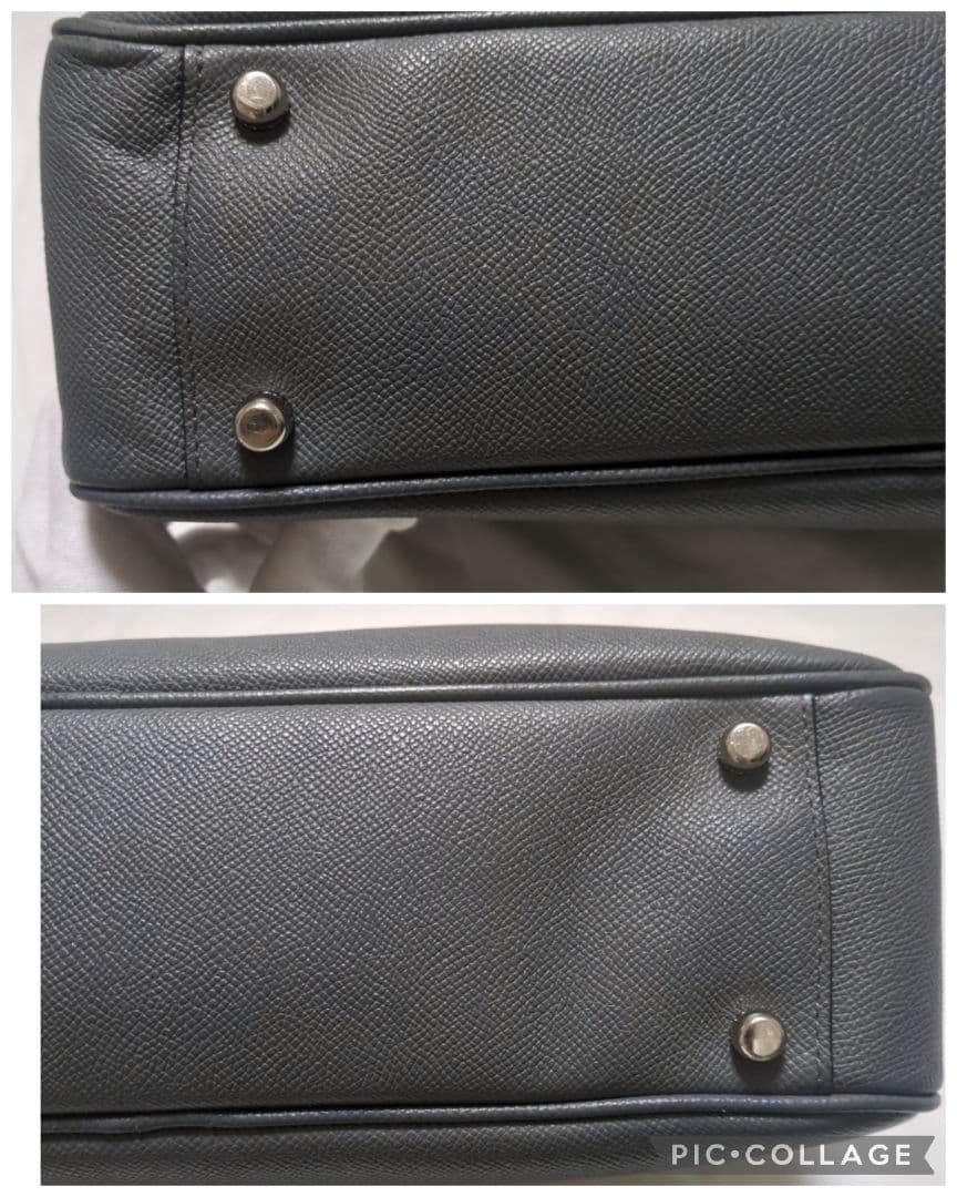 美品✨️ コーチ ビジネス バッグ レザー A4可 グレー