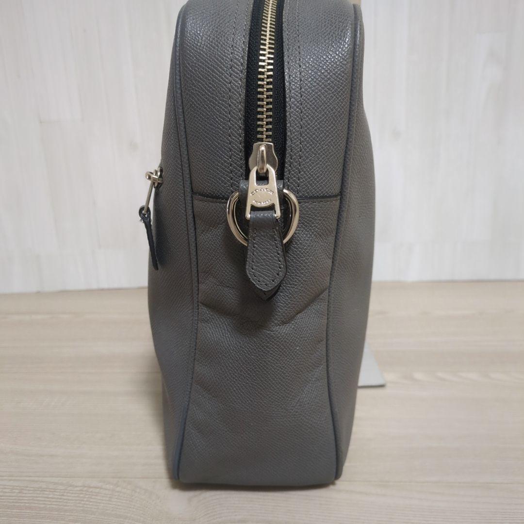 美品✨️ コーチ ビジネス バッグ レザー A4可 グレー