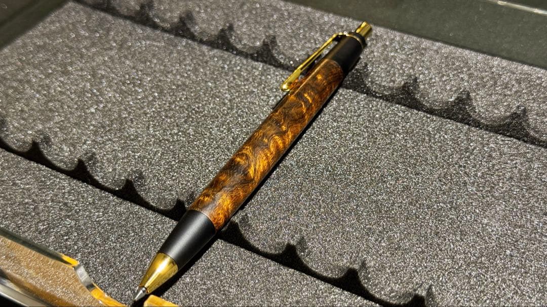 野原工芸 旧型 シャーペン ハワイアンコア ダークカーリー 軸のみ