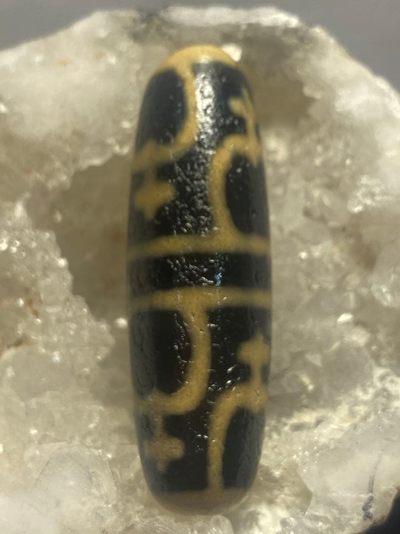 天然石 宝瓶天珠 ほうびん チベット 約4センチ お守り - メルカリ