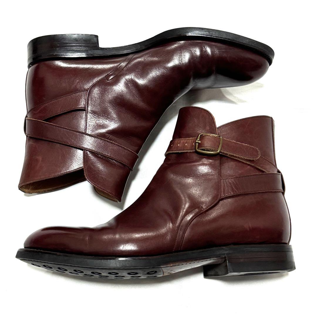 Punkさん専用ヤンコ ジョッパーブーツ バーガンディ 25 111040401