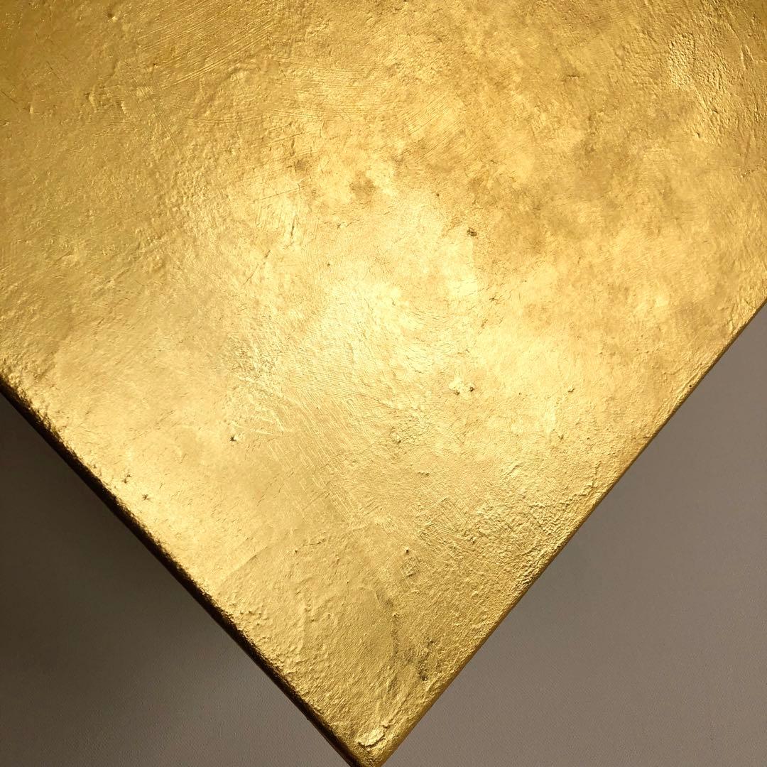 ゴールドアート＊テクスチャーアート抽象画アクリル画現代アート輝く光金箔絵画原画