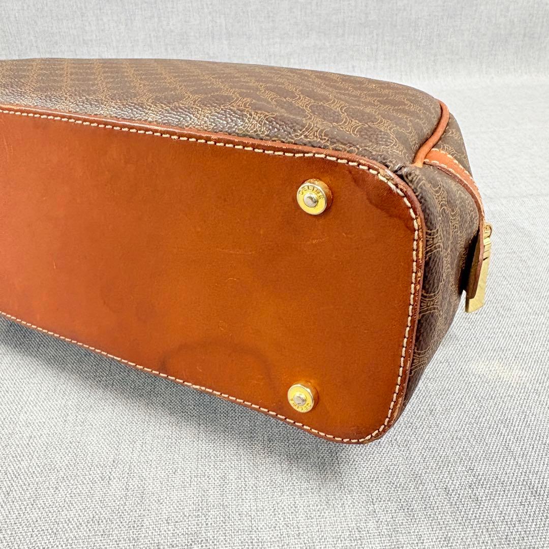 CELINE セリーヌ マカダム ハンドバッグ トリオンフ PVC ヴィンテージ