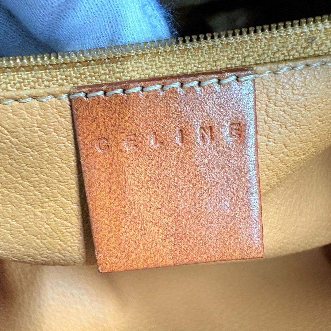 CELINE セリーヌ マカダム ハンドバッグ トリオンフ PVC ヴィンテージ