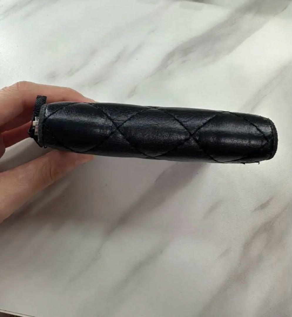 CHANEL ブラック キルティング ケース
