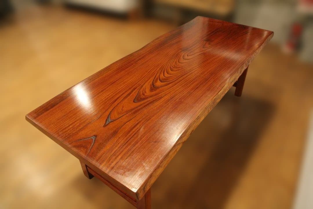 たつを【天板のみ】美品／ケヤキのダイニングテーブル