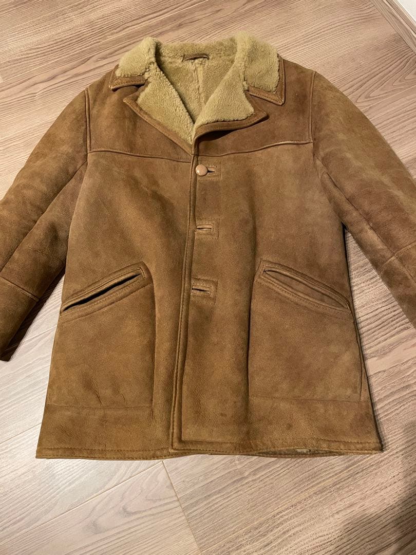 シープスキン　ランチコート　英国製