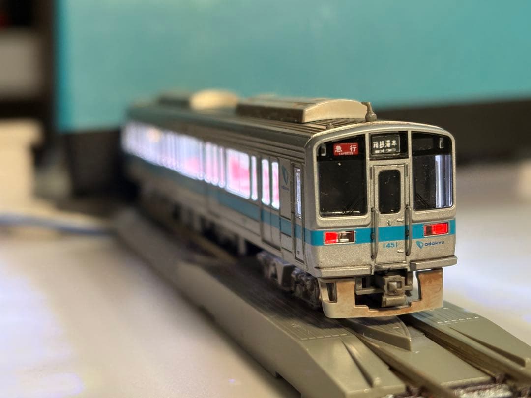 12時まで売り切りセールGM小田急1000形10両フルセット室内灯付、スパーク有