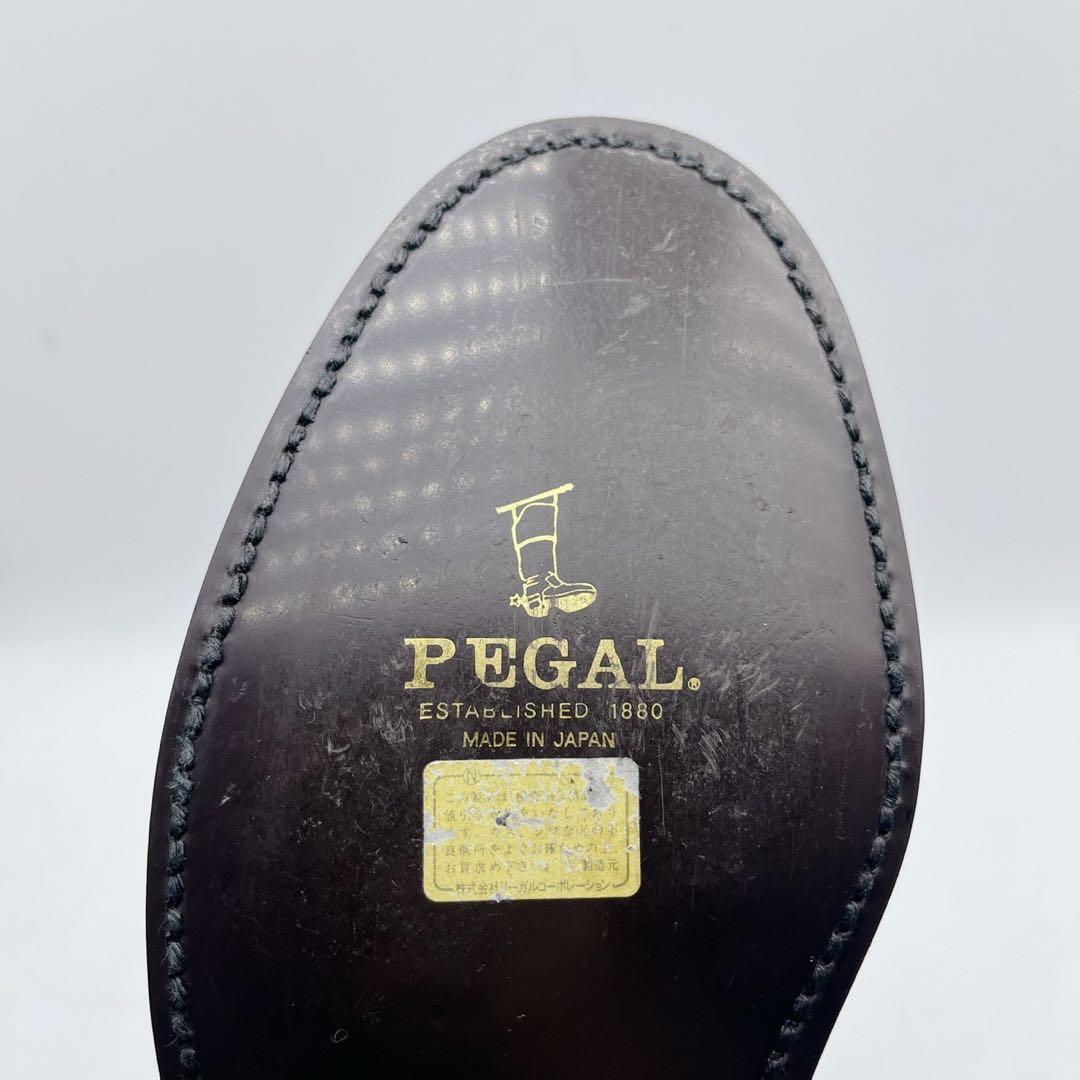 極美品✨リーガル 2504 プレーントゥ 外羽根 ドレスシューズ 黒 24.5