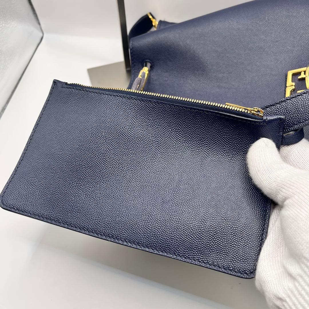 フルラ ショルダーバッグ 2way コロナ 巾着 ポーチ付　バケット レザー