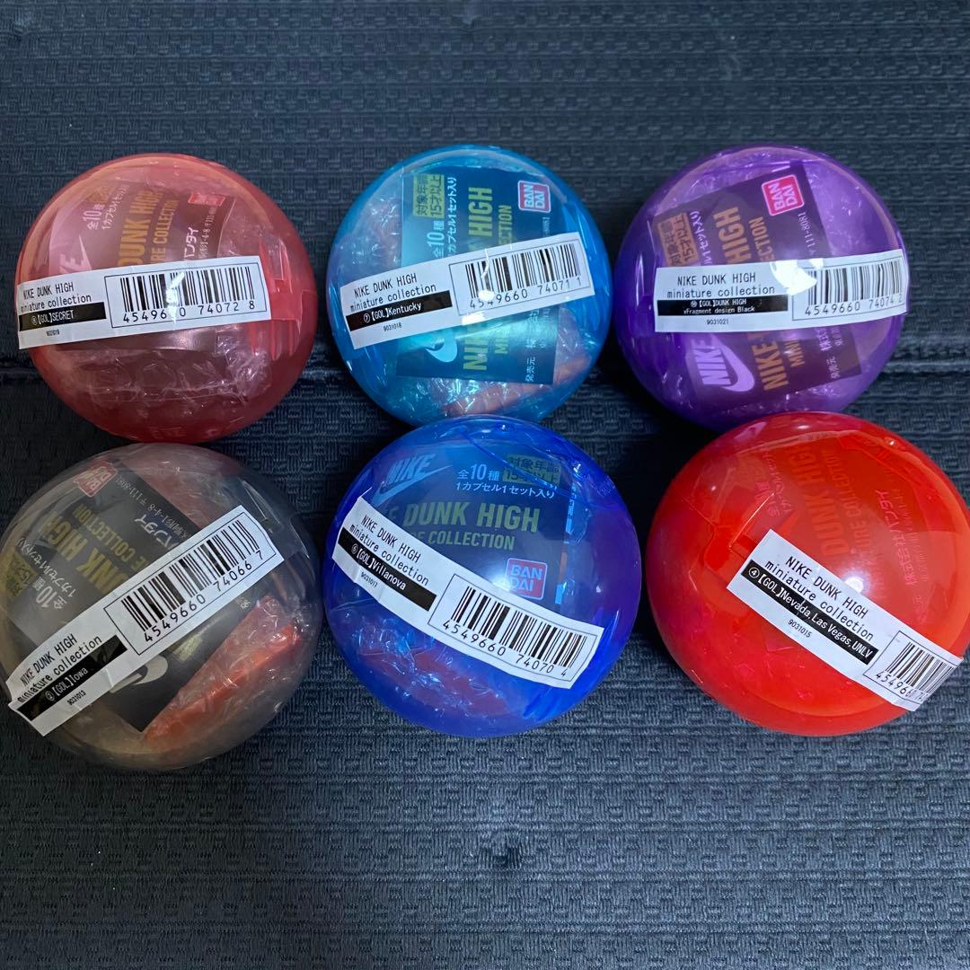 バンダイ NIKE DUNK HIGH MINIATURE COLLECTION