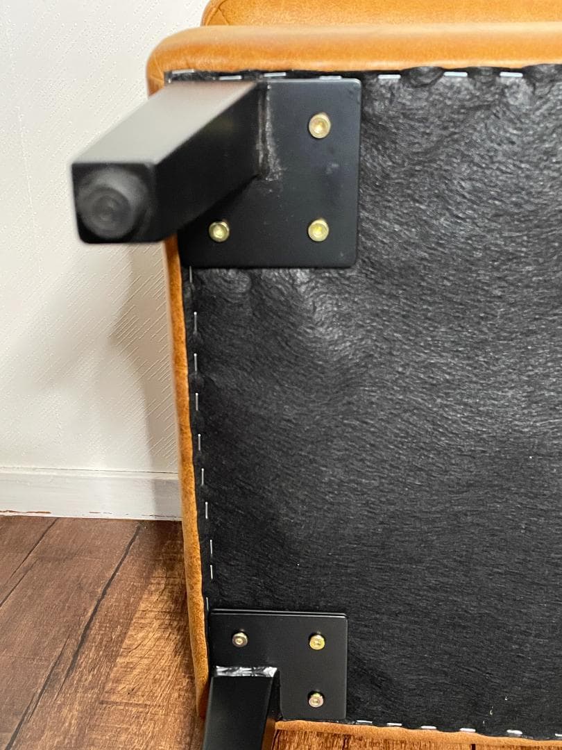 【ヴィンテージ調】 スツール｜ブラウン｜四角型｜高さ46cm・幅50cm