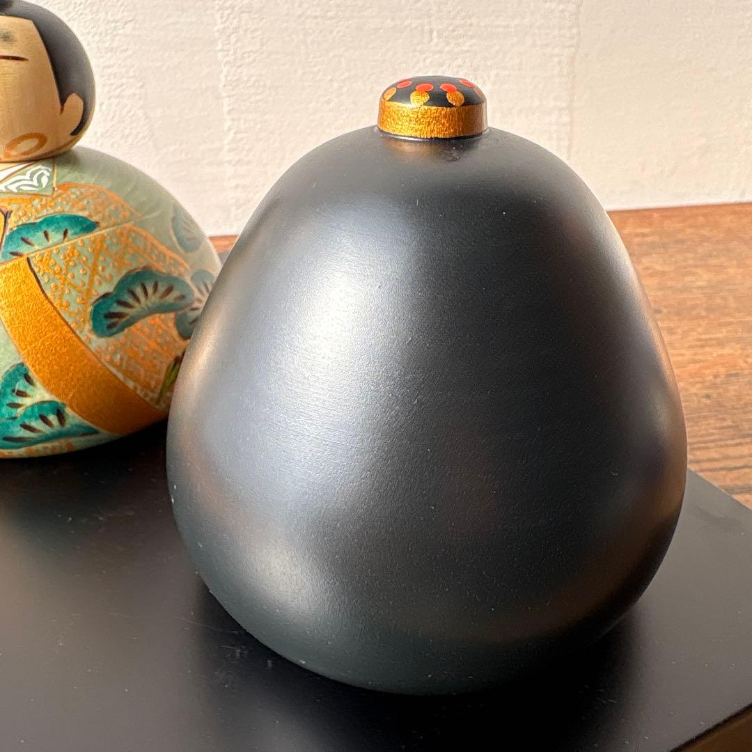 卯三郎こけし お雛さまこけし 平安 ひな祭り 木製 松竹梅