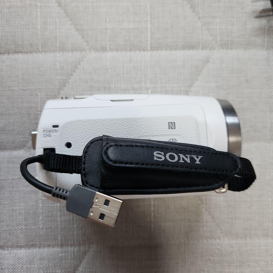 21年SONY ビデオカメラ Handycam HDR-CX680 ホワイト