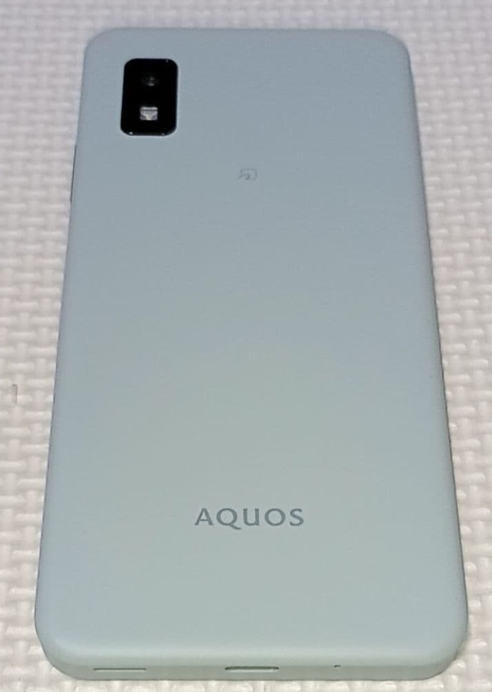 ほぼ新品 AQUOS wish3 SH-M25 グリーン 本体端末 本体のみ